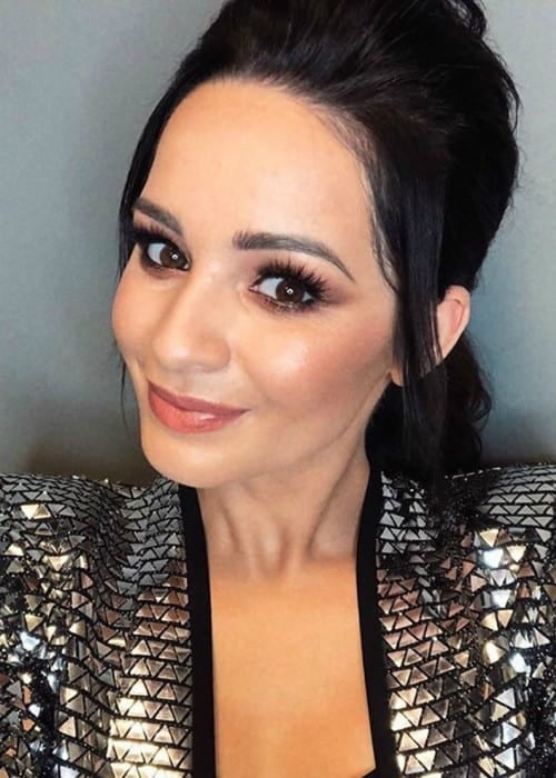 Ewelina Lisowska in an Instagram selfie as seen in August 2019