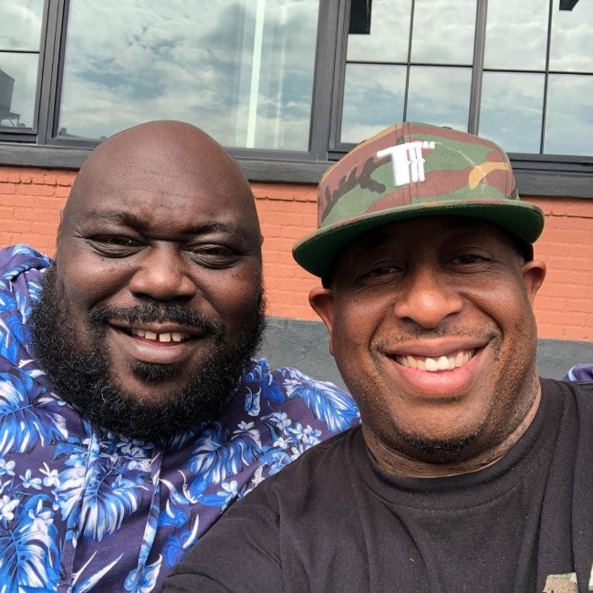 Faizon Love with his friend as seen in September 2019