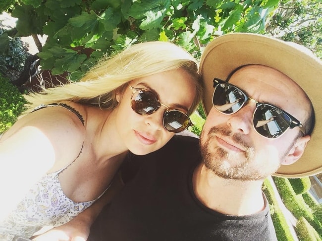 Imogen Bailey as seen in an Instagram selfie with Rob in August 2016