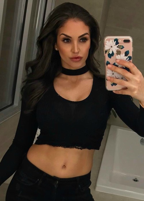 Jaclyn Swedberg in a selfie as seen in February 2017