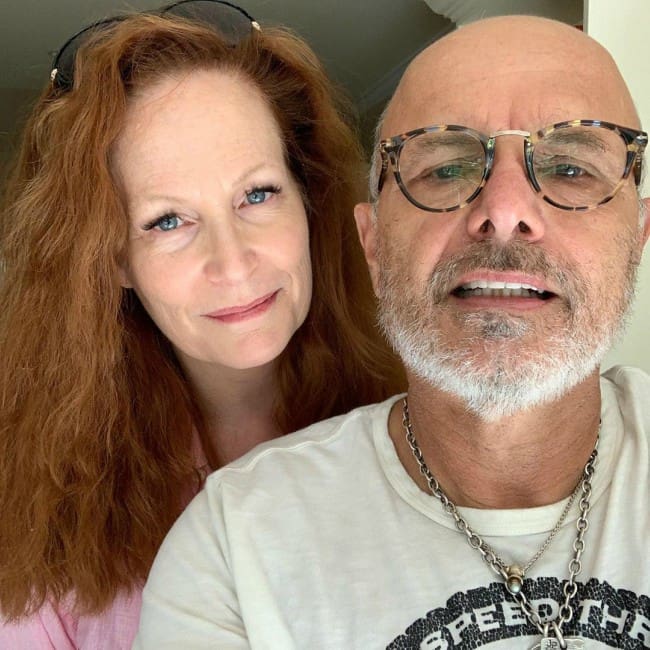 Joe Pantoliano and Nancy Sheppard in a selfie as seen in August 2019