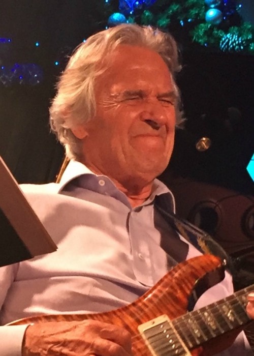 John McLaughlin during a performance in December 2016