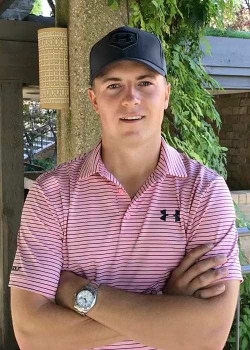 Jordan Spieth in an Instagram post as seen in October 2016