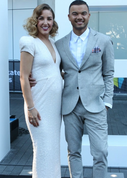 Jules Sebastian and Guy Sebastian at the ARIA Awards 2013 ceremony