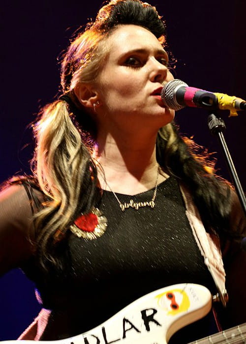 Kate Nash during a performance at the Rock im Park Festival in 2013