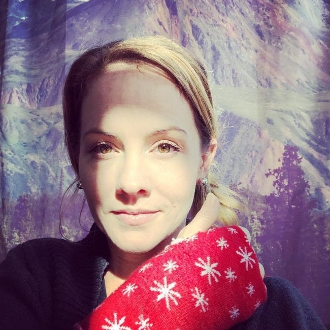 Kelly Stables as seen while taking a selfie in December 2018