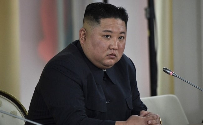 Kim Jong-un as seen in April 2019