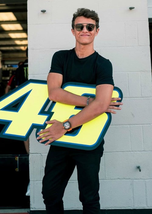 Lando Norris as seen in August 2019