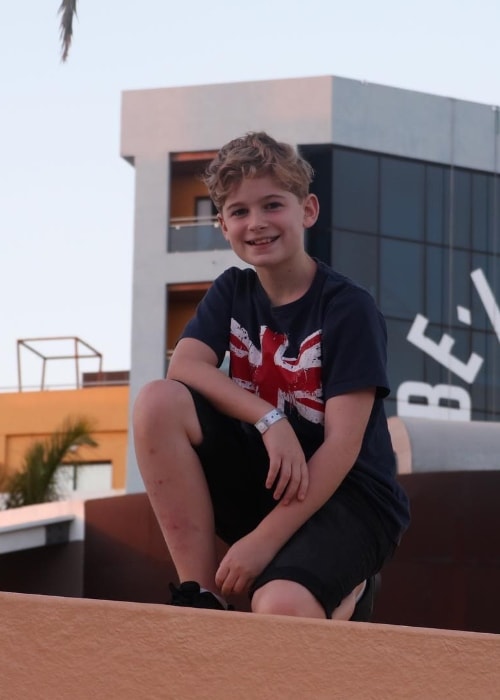 Leo Mills as seen while posing for a picture in Tenerife, Spain in December 2018