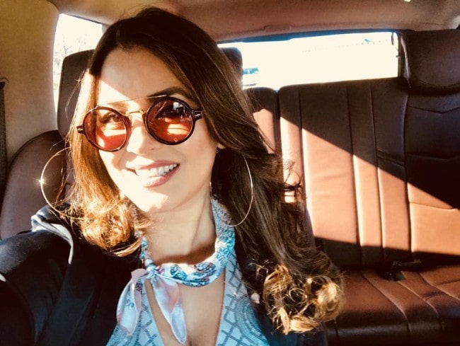 Mahima Chaudhry in an Instagram selfie as seen in April 2018