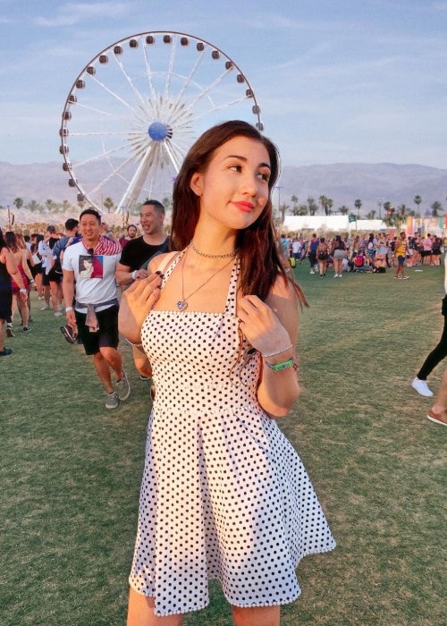 Megan DeAngelis attending Coachella as seen in April 2019