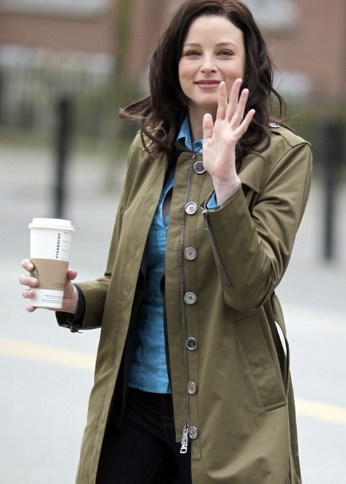 Rachel Nichols as seen in a picture taken in on the set of Continuum in Vancouver, B.C. in October 2015