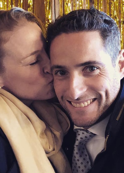 Rachel Nichols as seen in a selfie with her husband Michael Kershaw in November 2018