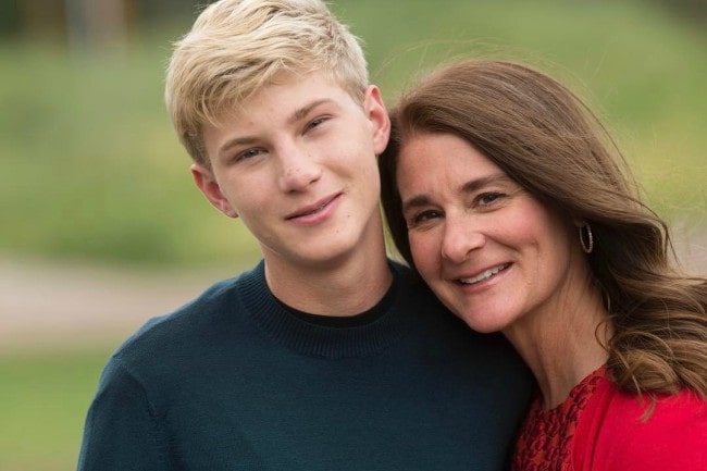 Rory John Gates with his mother Melinda Gates in an Instagram post in 2017
