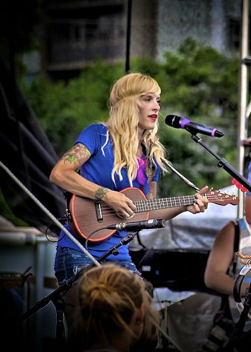 Sarah Blackwood during a performance in June 2012