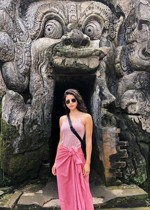 Sea Shimooka as seen while posing for a picture at Goa Gajah (a.k.a. Elephant Cave) in Bali, Indonesia in May 2019