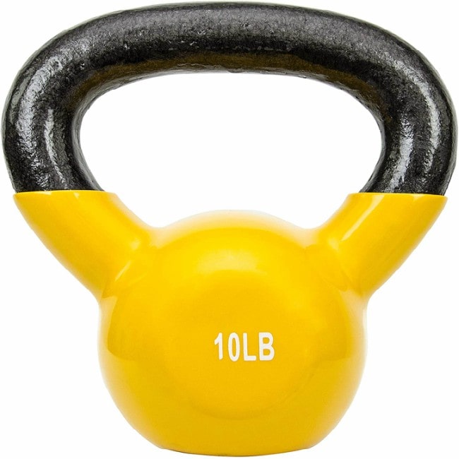 Sunny Health & Fitness Vinyl-Coated Kettlebell