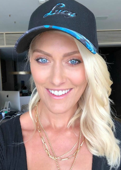 Supercar Blondie in an Instagram selfie as seen in May 2019