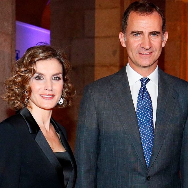 The King With His Wife Queen Letizia Of Spain As Seen On November 24 2015 