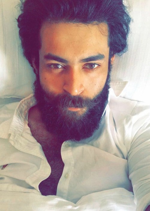 Varun Tej in a selfie in April 2019