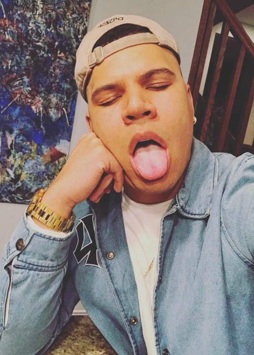 WolfieRaps in a selfie as seen in February 2017