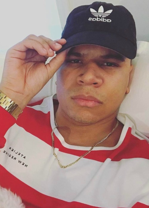 WolfieRaps in an Instagram selfie as seen in February 2017