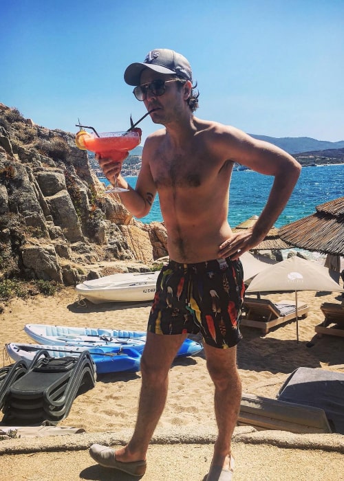 Alexander Vlahos as seen in a picture taken in Corsica in October 2018