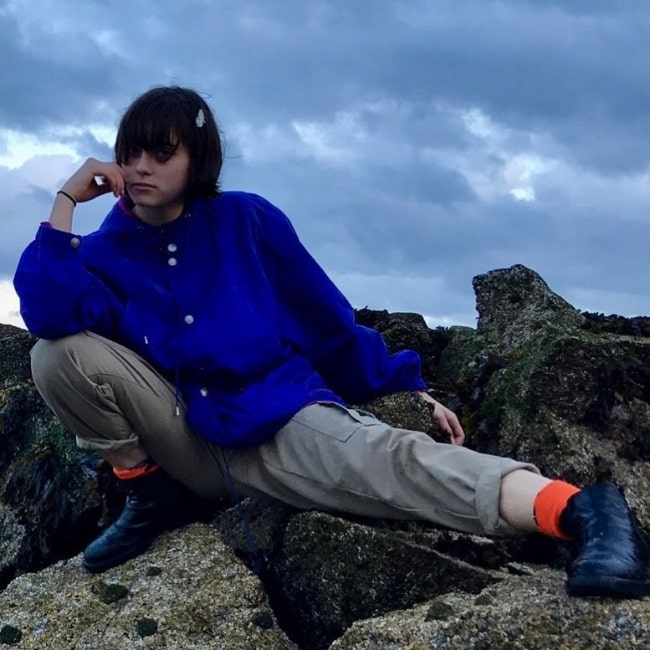 Ally Ioannides as seen while posing for a picture in August 2017