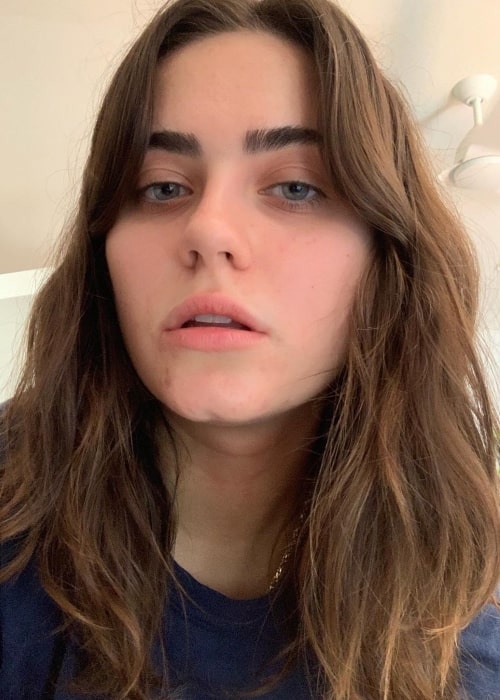 Ally Ioannides as seen while taking a picture in October 2019