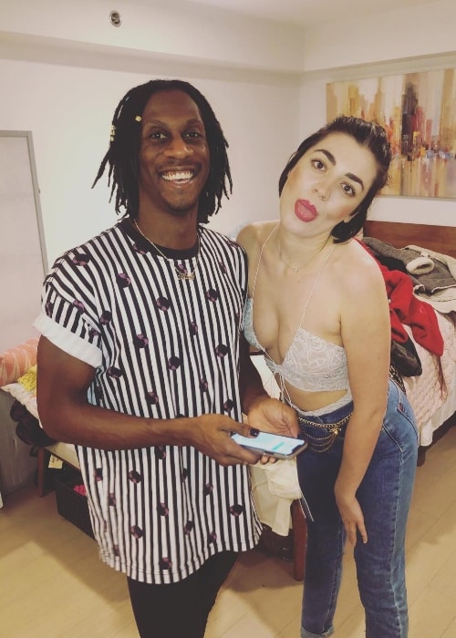 Barrett Wilbert Weed as seen while posing goofily for a picture along with Brandon Curry in January 2019
