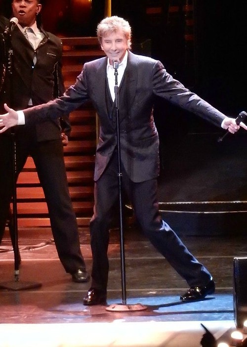 Barry Manilow during a performance at the Barclays Center in June 2015