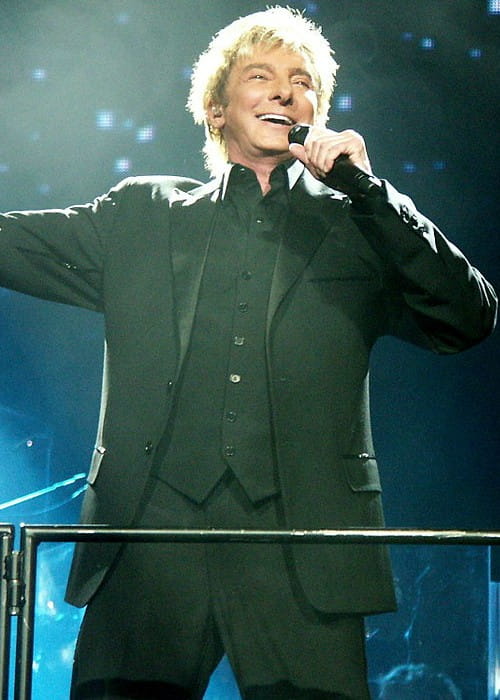 Barry Manilow during a performance at the Xcel Energy Center in January 2008