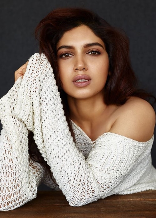 Bhumi Pednekar as seen in a picture taken during a photo shoot in April 2018