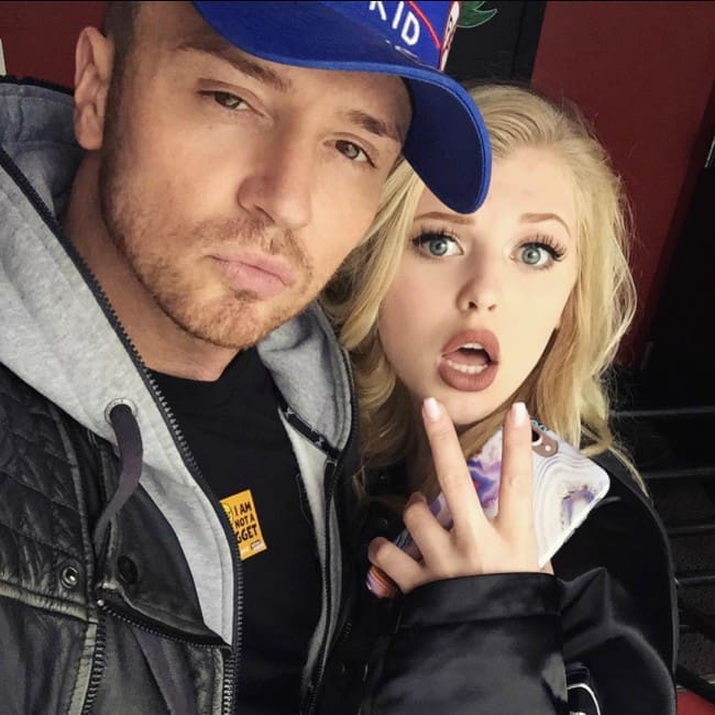 Blair Dreelan and Loren Gray in a selfie in November 2017