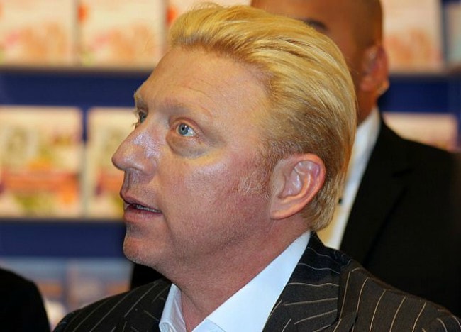 Boris Becker at Frankfurt Book Fair in October 2013