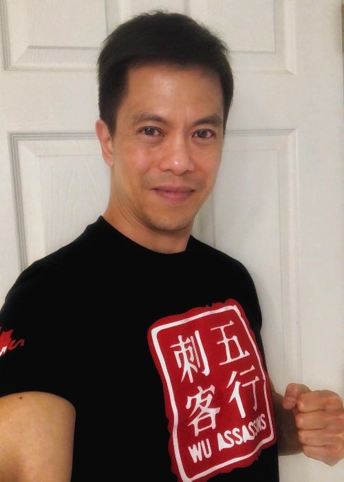 Byron Mann as seen while taking a selfie in January 2019