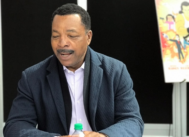 Carl Weathers as seen at the 'Explosion Jones' press room at the Jacob K. Javits Convention Center in Manhattan, New York, United States in October 2017