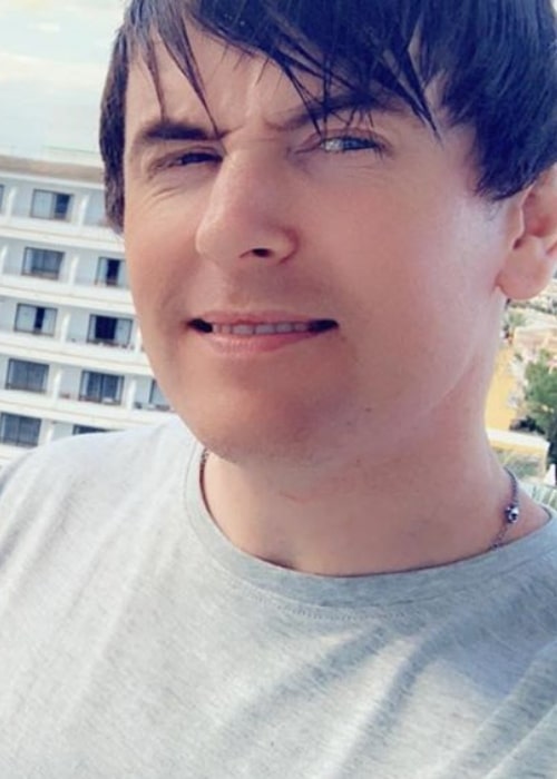 Chris Ingham as seen in a selfie taken in Alcúdia, Majorca, Spain in May 2019