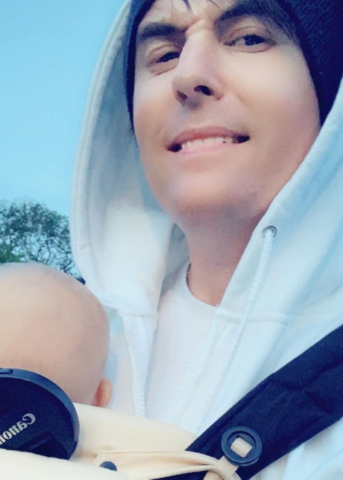 Chris Ingham as seen in a selfie taken in July 2019