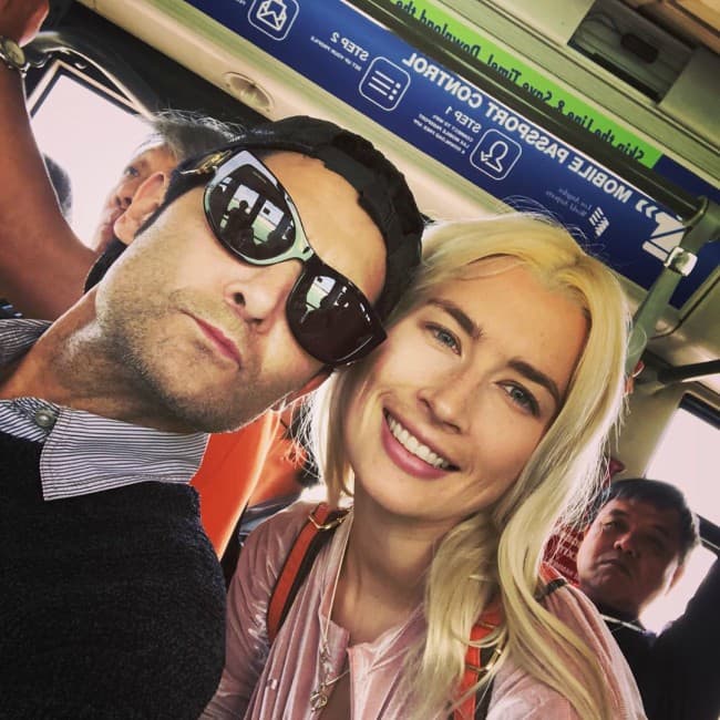 Corey Feldman and Courtney Anne Mitchell in a selfie in September 2019