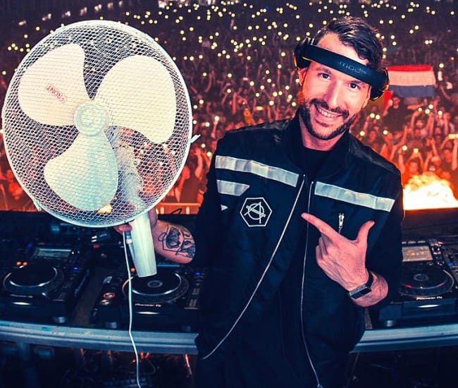 Don Diablo during a performance at Creamfields Steel Yard in London in May 2017