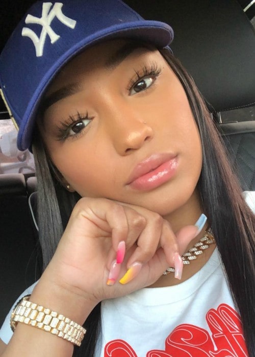 Ella Rodriguez in an Instagram selfie as seen in February 2019