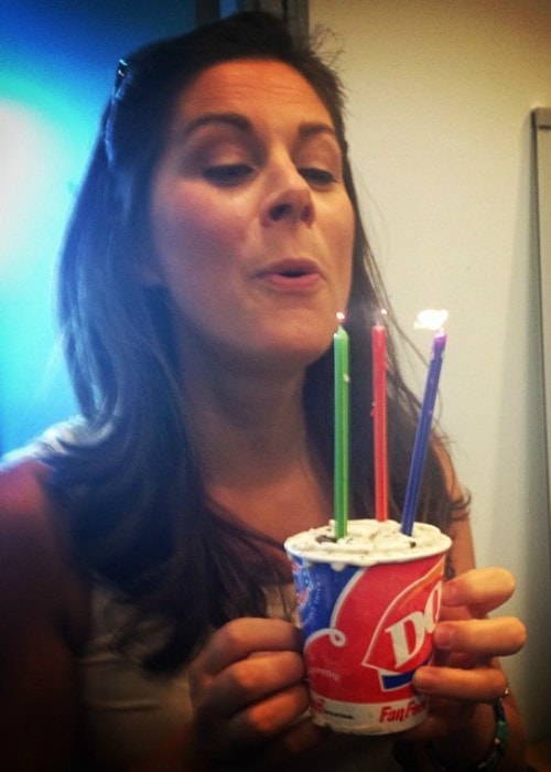 Erin Burnett in an Instagram post in July 2014