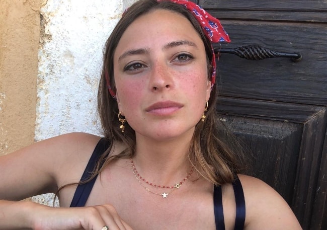 Fabianne Therese as seen in a picture taken in Monemvasía, Laconia, Greece in July 2018