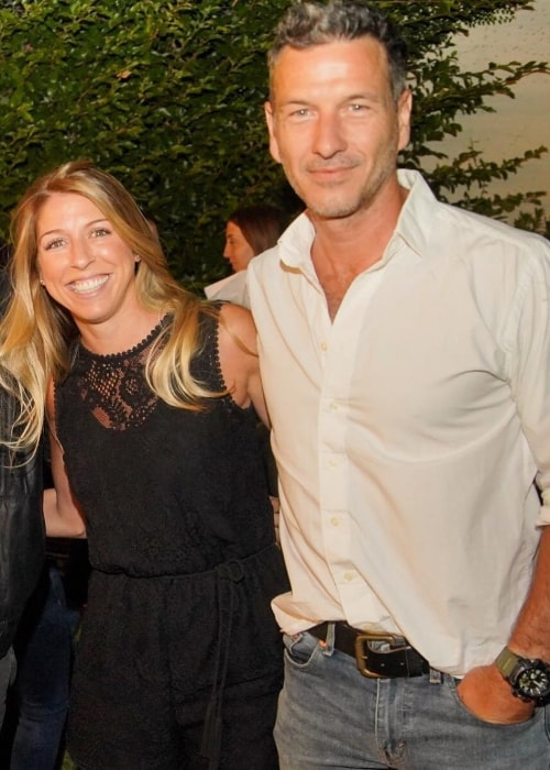Federico Amador as seen while posing for a picture along with Florence Bertotti in March 2019