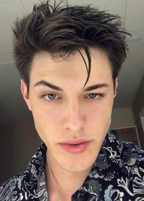Griffin Johnson in an Instagram selfie as seen in August 2019