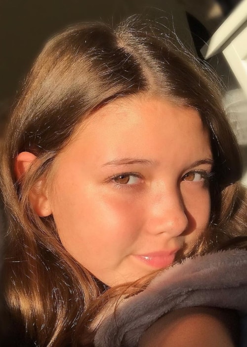 Isabelle Ingham as seen in a selfie taken in October 2019