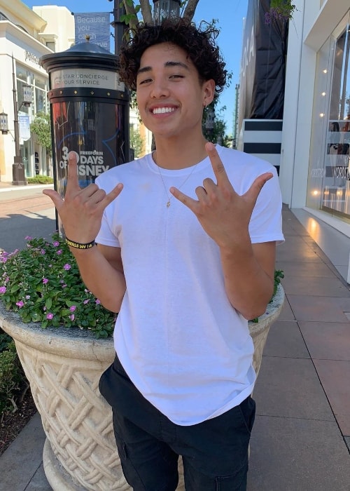 Jabez Noel Villalobos as seen while posing for a picture in September 2019