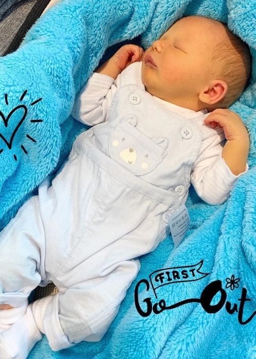 Jace Ingham as seen in a picture taken when he was just 10 days old in April 2019