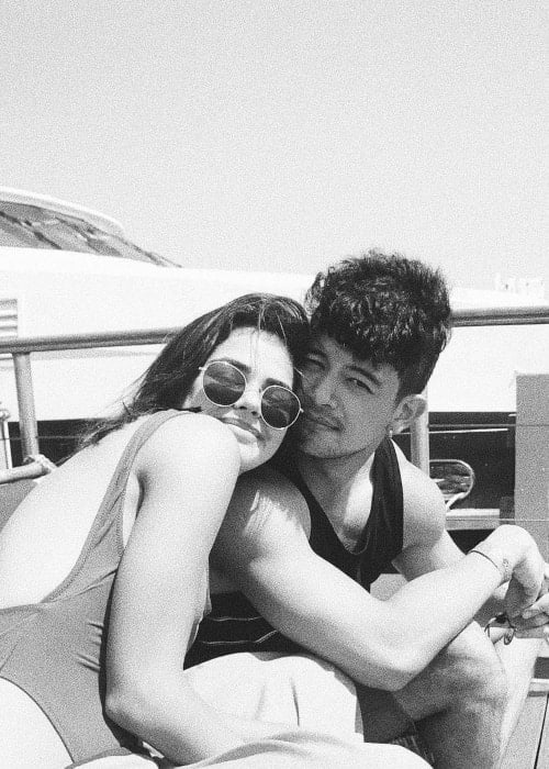 Janine Gutierrez as seen in a picture taken with her ex-significant other Rayver Cruz in Bali in February 2019